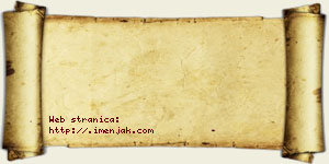 Jana Kadijević vizit kartica